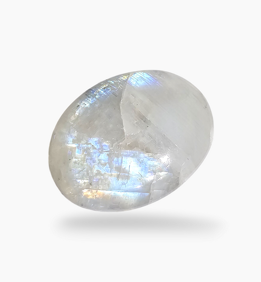 Natural Rainbow Moonstone 18.82 Carats Oval Cabochon Shape 24x18mm