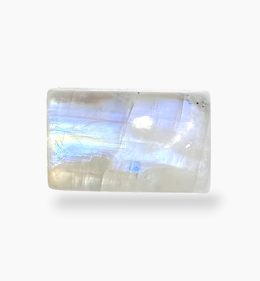 Natural Rainbow Moonstone 19.28 Carats Square Cabochon Shape 19x12mm