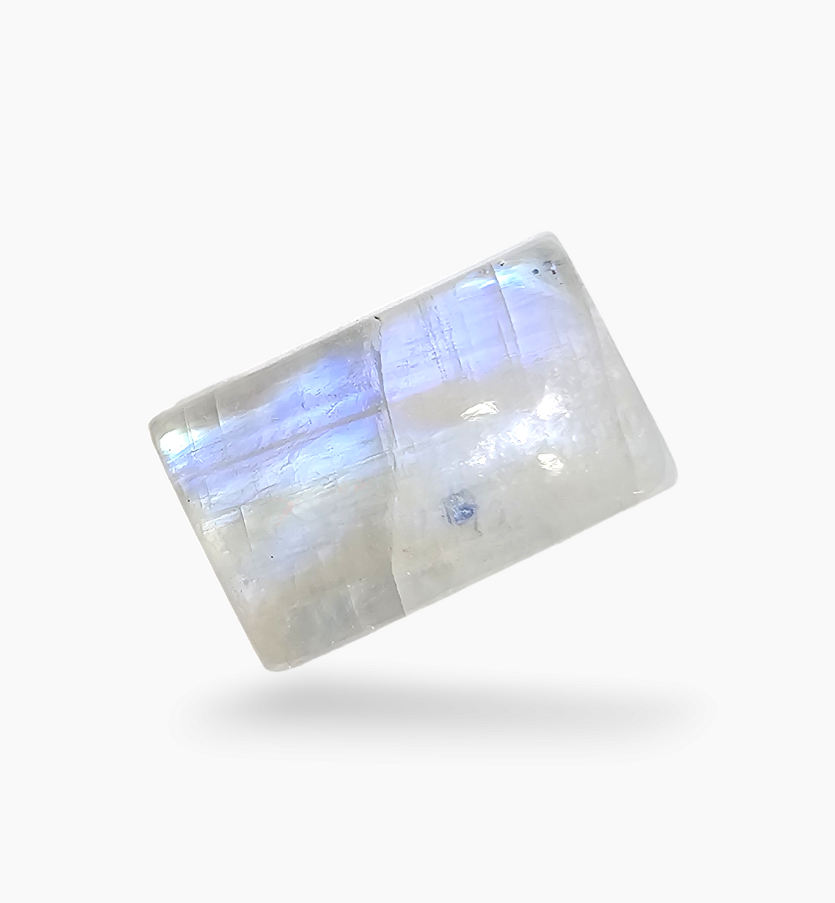 Natural Rainbow Moonstone 19.28 Carats Square Cabochon Shape 19x12mm