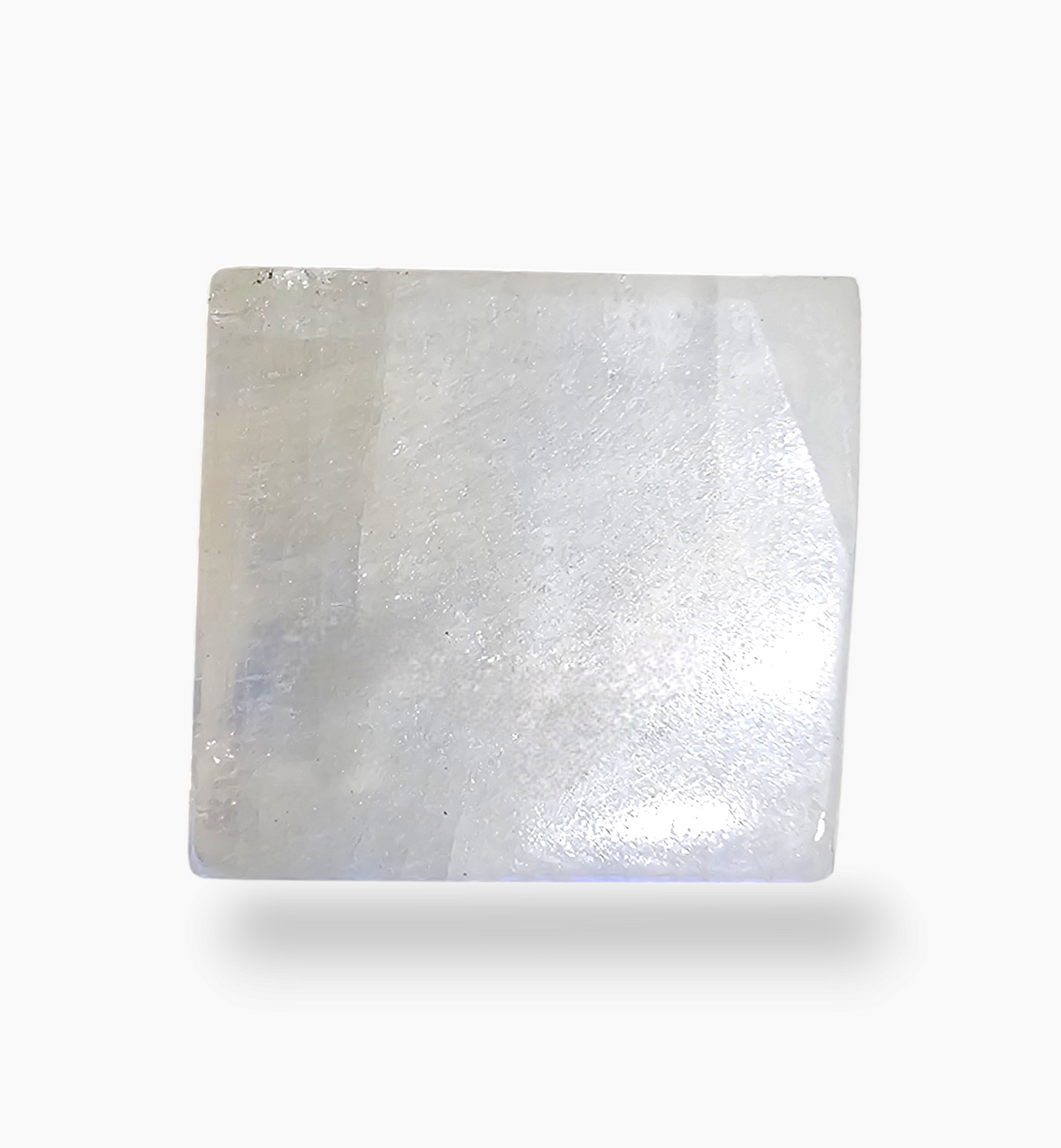 Natural Rainbow Moonstone 25.31 Carats Square Cabochon Shape 16.5x17.5mm