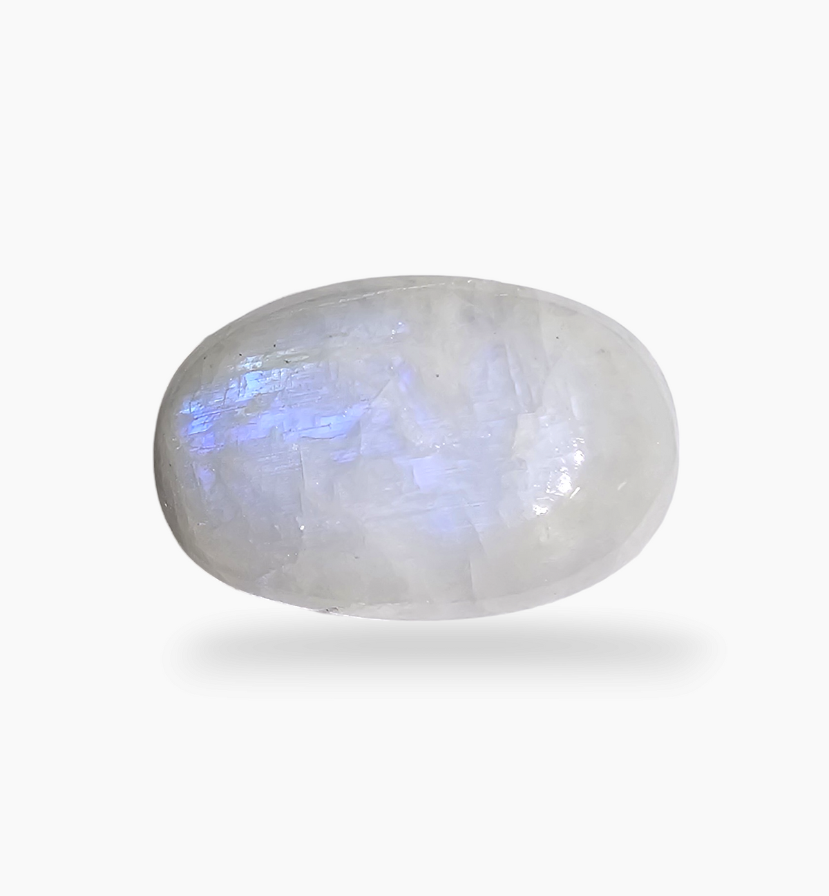 Natural Rainbow Moonstone 26.25 Carats Oval Cabochon Shape 25x17.5mm