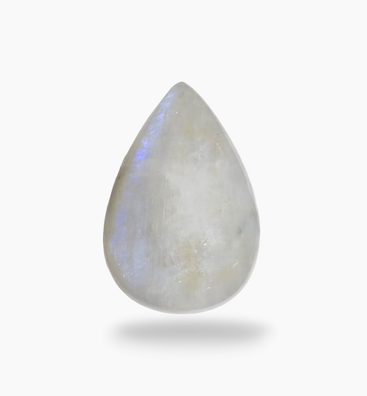 Natural Rainbow Moonstone 44.69 Carats Pear Cabochon Shape 33x22mm