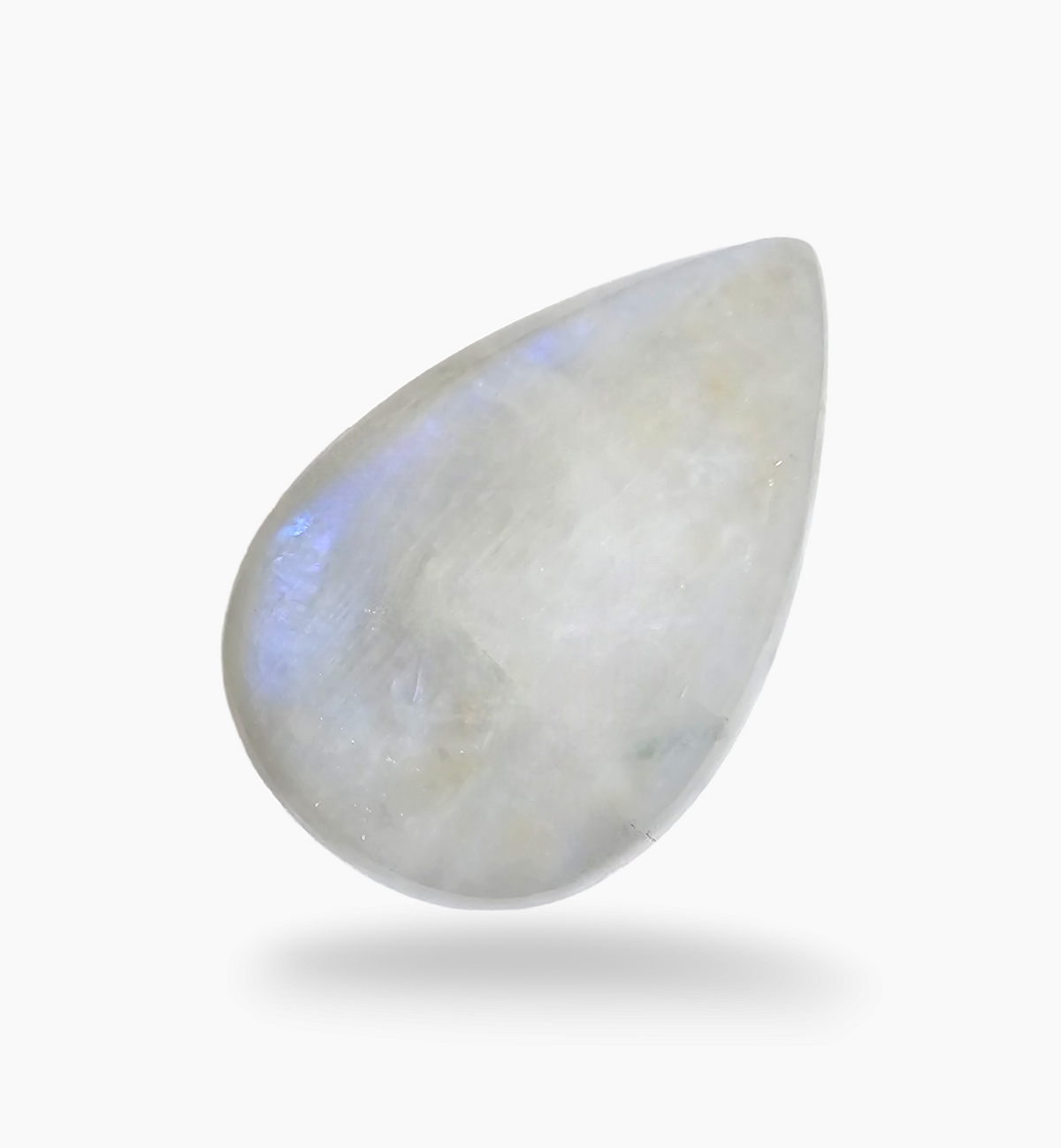 Natural Rainbow Moonstone 44.69 Carats Pear Cabochon Shape 33x22mm