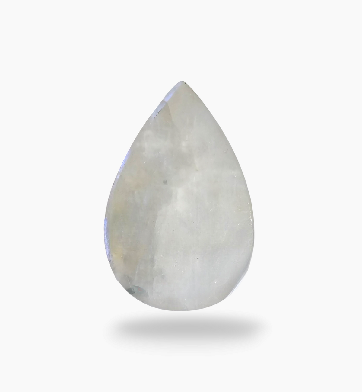 Natural Rainbow Moonstone 44.69 Carats Pear Cabochon Shape 33x22mm