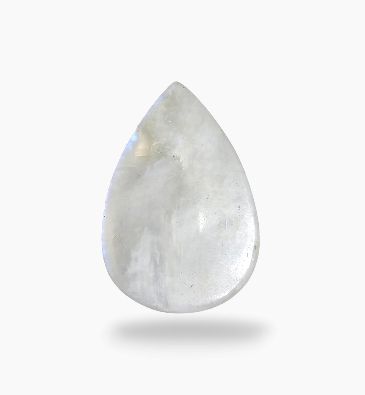 Natural Rainbow Moonstone 53.31 Carats Pear Cabochon Shape 37x25mm