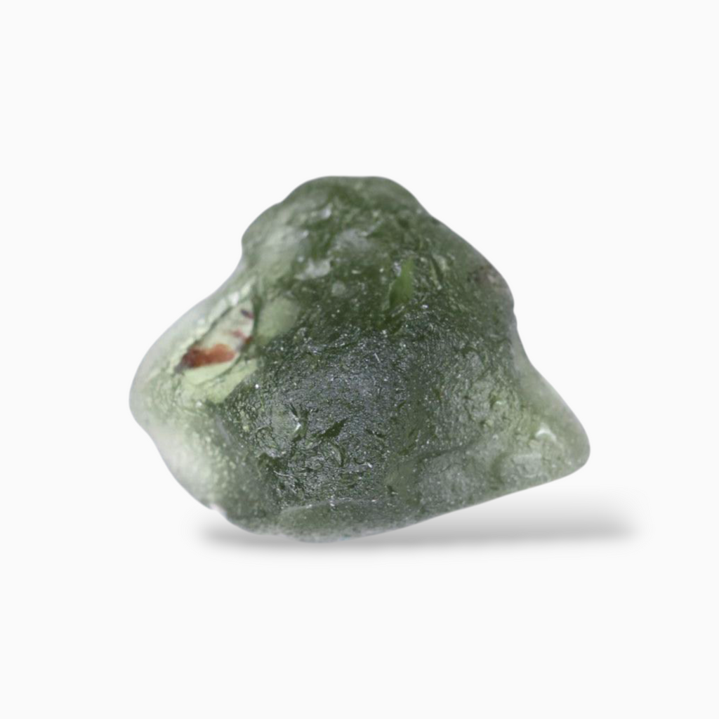 Natural Moldavite Gemstone Crystal For Sale 4.60 Carats Rough Shape