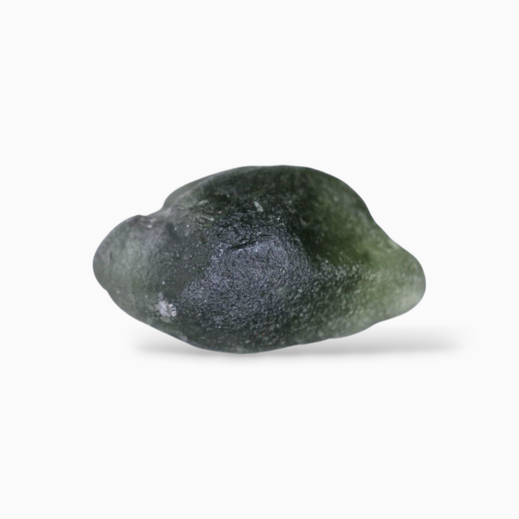 Natural Moldavite Gemstone Crystal For Sale 4.60 Carats Rough Shape