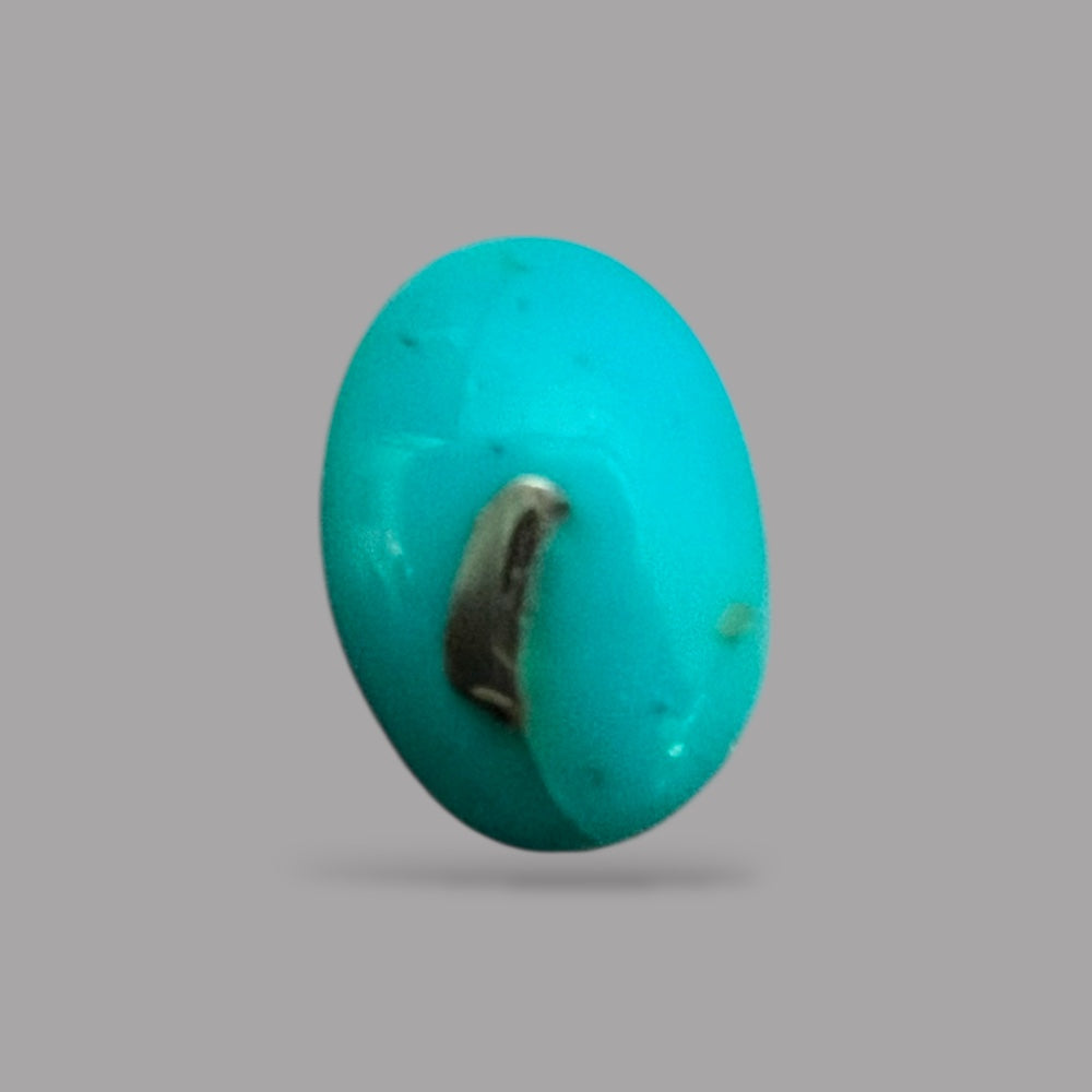 Raw Turquoise 1.34 Carats 9.9 x 7 x 3.1 mm in Oval