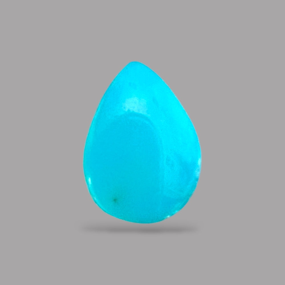 Raw Turquoise  1.71 Carats 12.3 x 8.9 x 2.7 mm in Pear