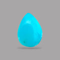 Raw Turquoise  1.71 Carats 12.3 x 8.9 x 2.7 mm in Pear