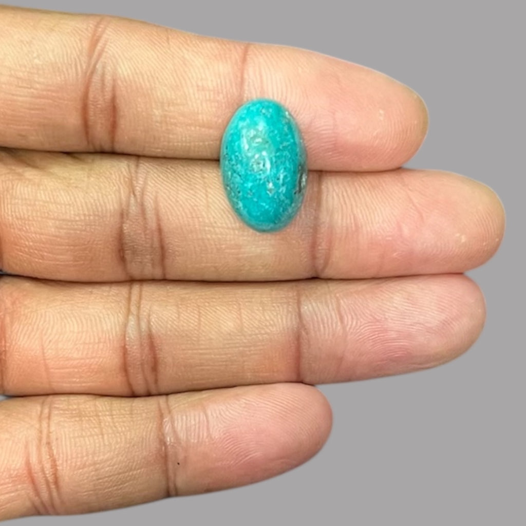 Raw Turquoise 12.53 Carats 19.2 x 12.3 x 8.4 mm in Oval