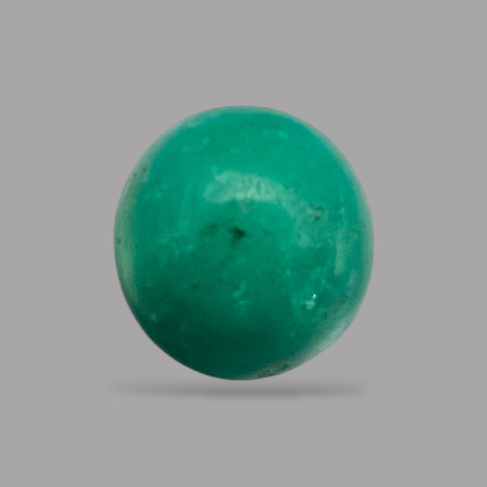 Raw Turquoise 15.12 Carats 15.9 x 14.7 x 10.5 mm in Oval