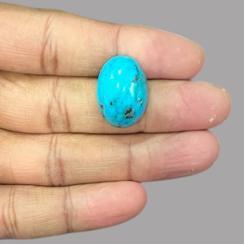 Raw Turquoise 21.32 Carats 22.1 x 15.4 x 9.2 mm in Oval