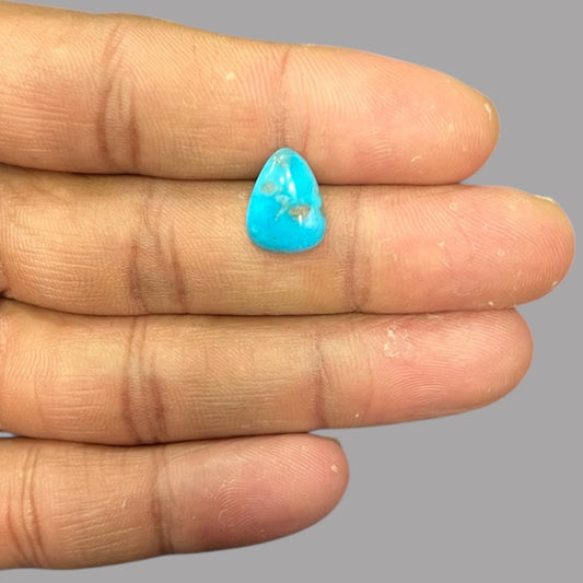 Raw Turquoise 3.74 Carats 13.1 x 10 x 4 mm in Pear