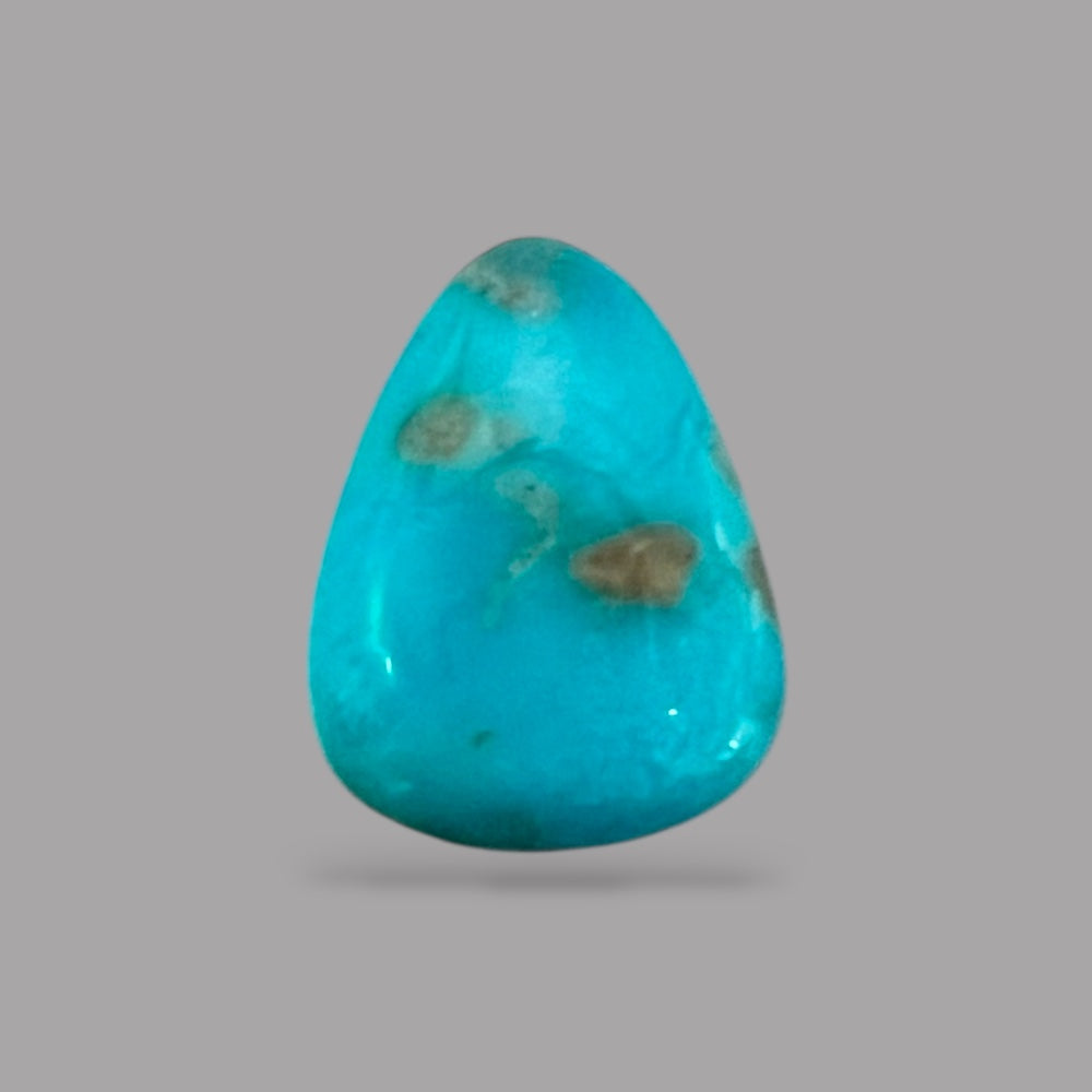 Raw Turquoise 3.74 Carats 13.1 x 10 x 4 mm in Pear