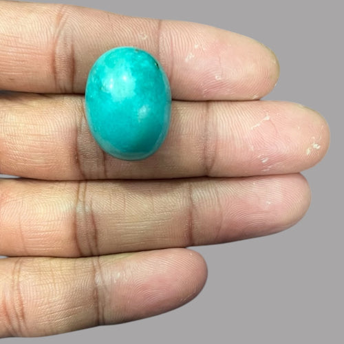 Raw Turquoise 35.87 Carats 24.1 x 18 x 13.3 mm in Oval