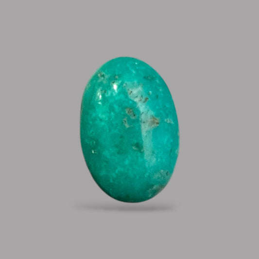 Raw Turquoise 7.14 Carats 17.6 x 12 x 5.2 mm in Oval 