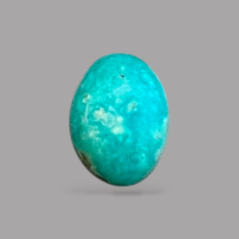 Raw Turquoise For Sale 0.54 Carats 7 x 5.2 x 2.6 mm in oval