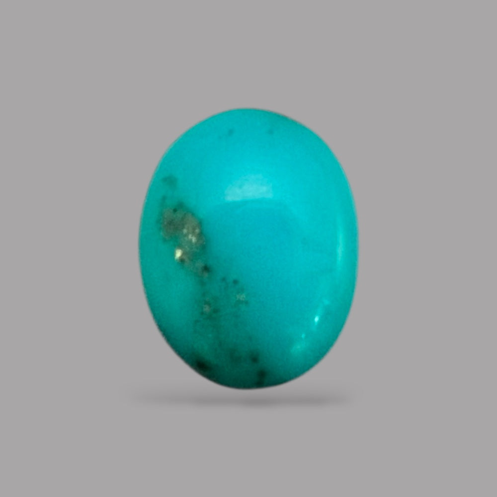 Raw Turquoise For Sale 1.50 Carats 9.6 x 7.6 x 4.3 mm in oval