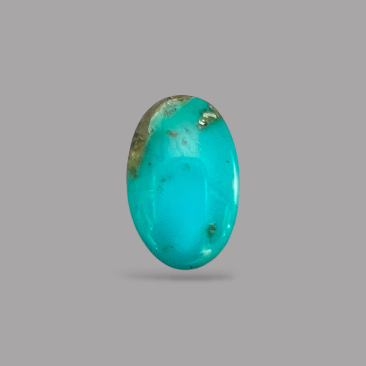 Raw Turquoise For Sale 1.84 Carats 12.2 x 7.9 x 3.5 mm in Oval