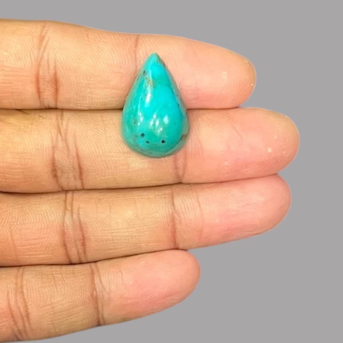 Raw Turquoise For Sale 17.17 Carats 23.6 x 15.7 x 8.9 mm in Pear