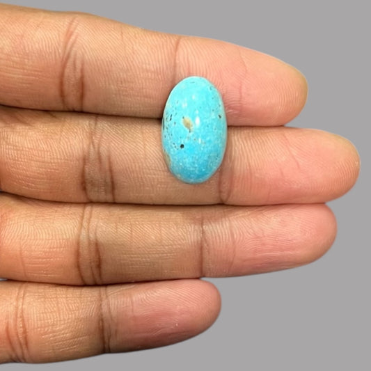 Raw Turquoise For Sale 18.48 Carats 21.5 x 12.8 x 9.9 mm in Oval
