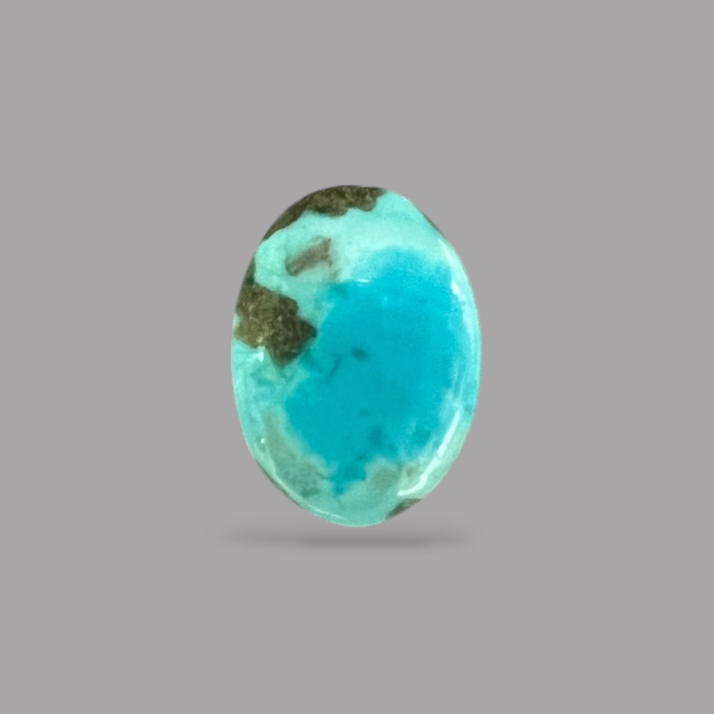 Raw Turquoise For Sale 3.55 Carats 12.1 x 8.9 x 4.3 mm in Oval