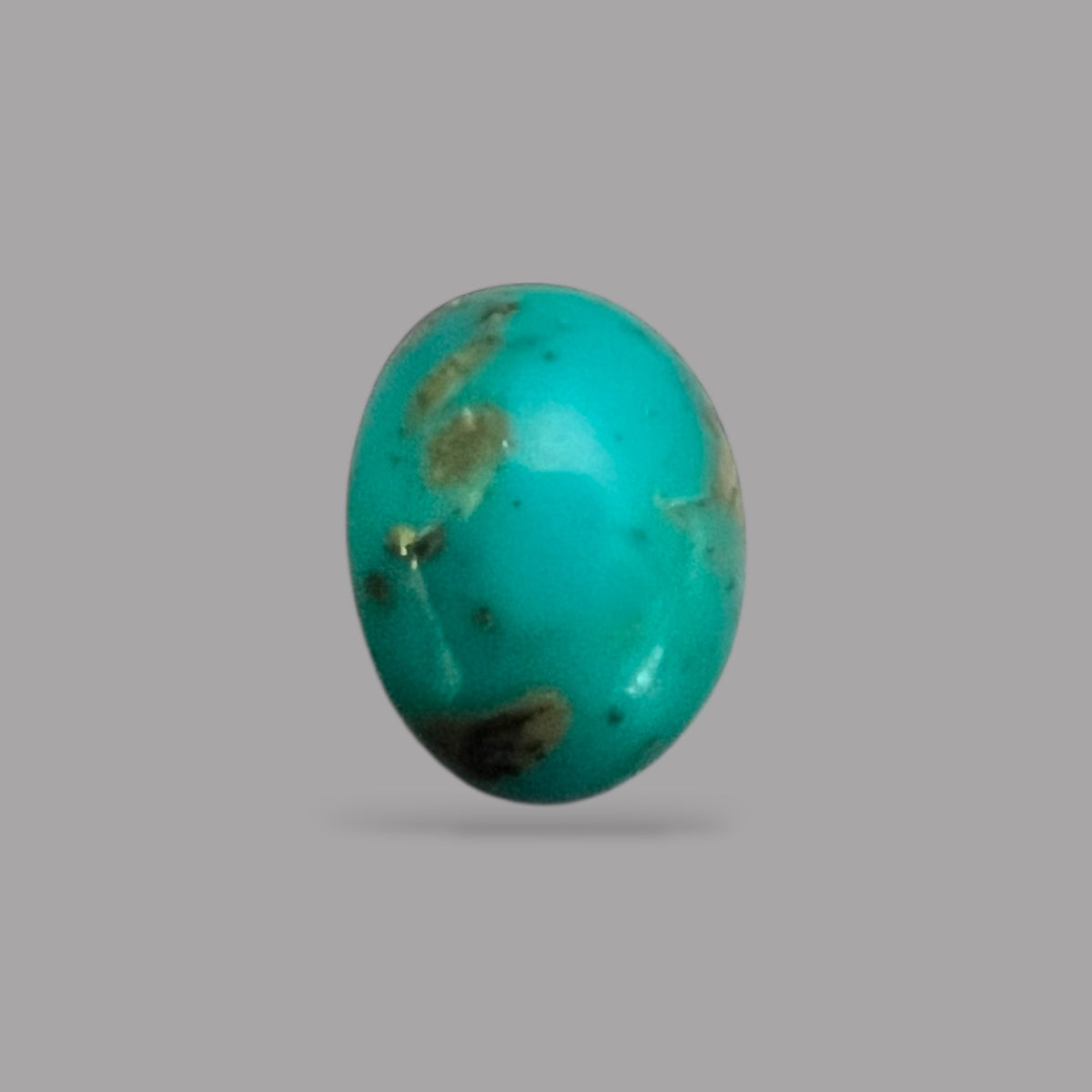 Raw Turquoise For Sale 4.42 Carats 12.5 x 9.7 x 5.5 mm in Oval