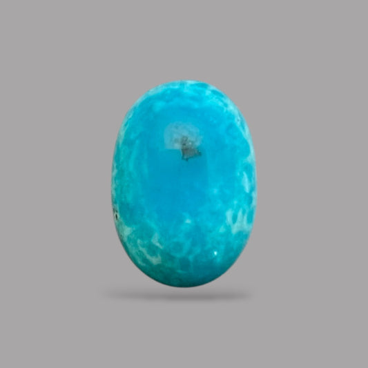 Raw Turquoise For Sale 6.01 Carats 14.5 x 10 x 6 mm in oval