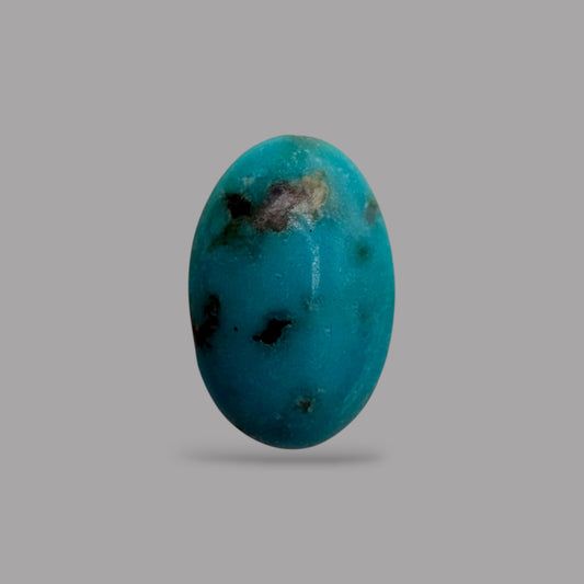 Raw Turquoise Stone 2.99 Carats 12.8 x 8.3 x 4 mm in Oval