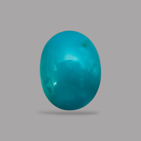 Raw Turquoise Stone 32.76 Carats 23.8 x 17.8 x 11.9 mm in Oval