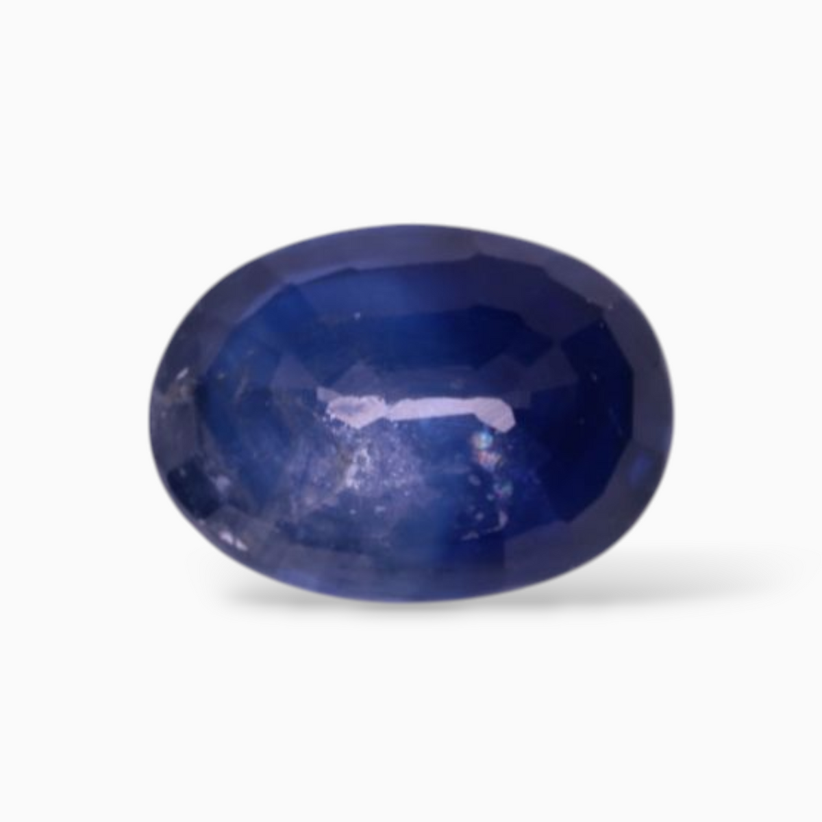 Real Blue Sapphire in Oval Shape 0.77 Carats 6.5x4.7mm Size