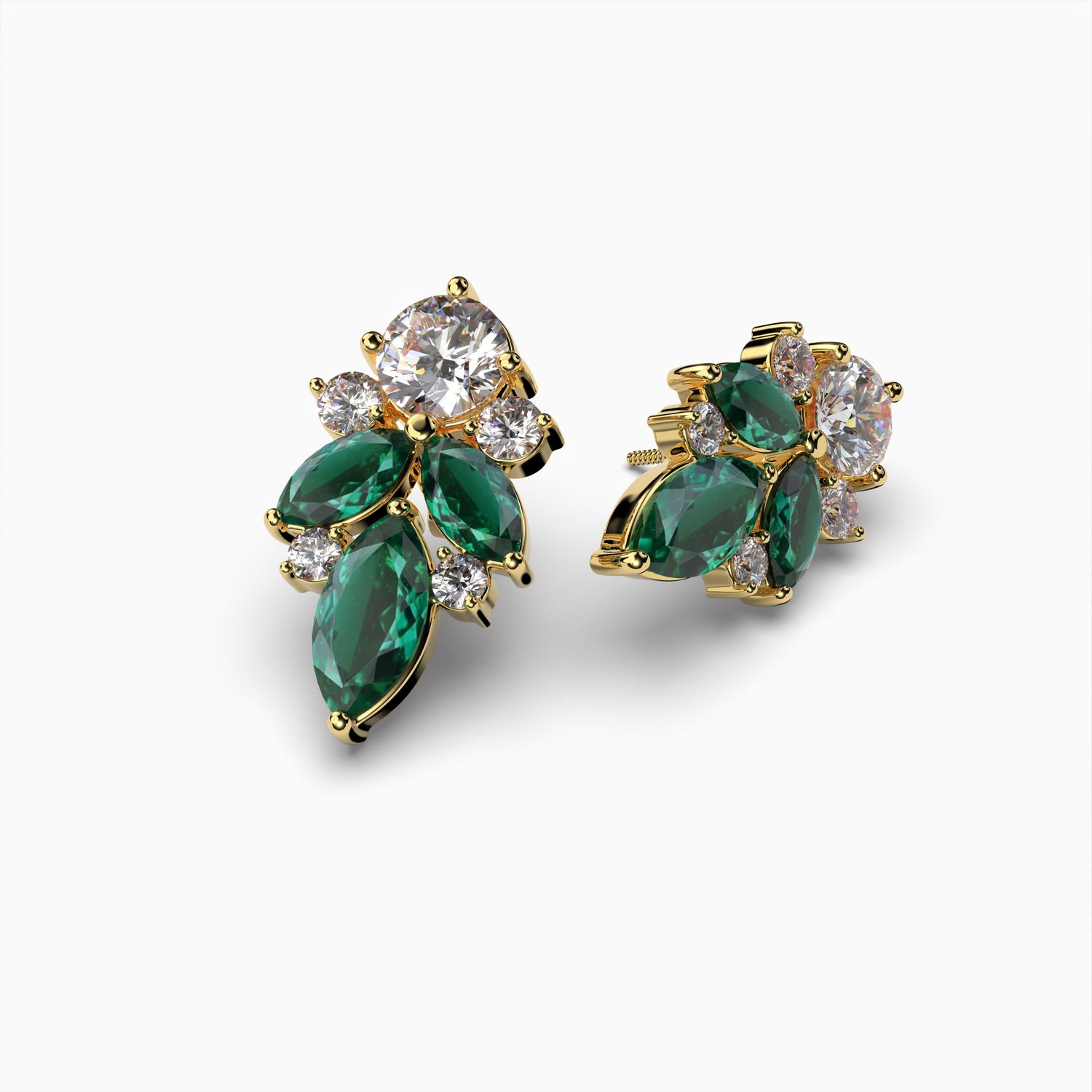 Zambian Emerald Earrings