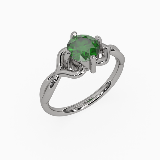 Emerald Ring  Afshan Silver