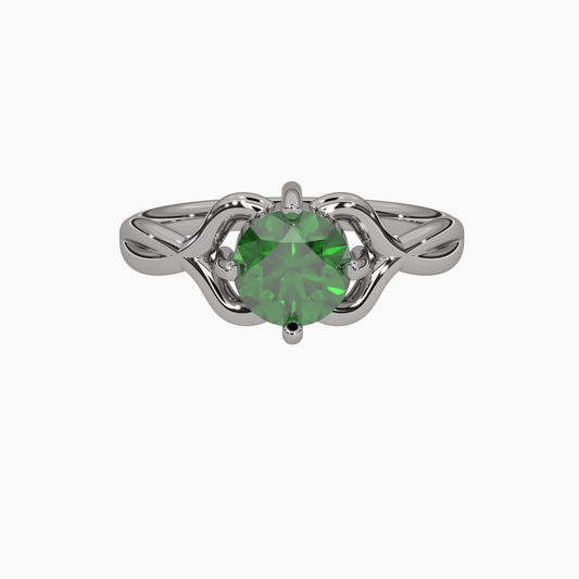 Emerald Ring  Afshan Silver