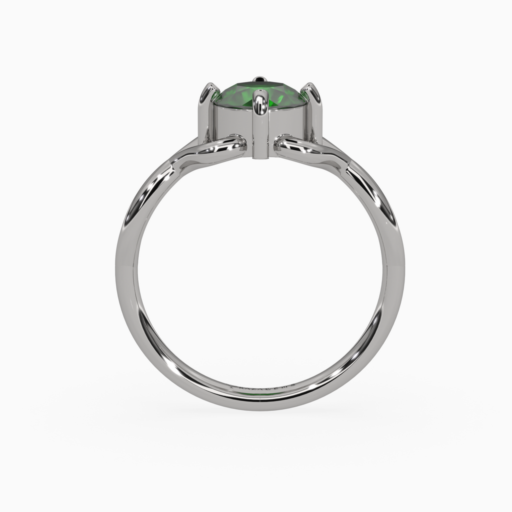 Emerald Ring  Afshan Silver