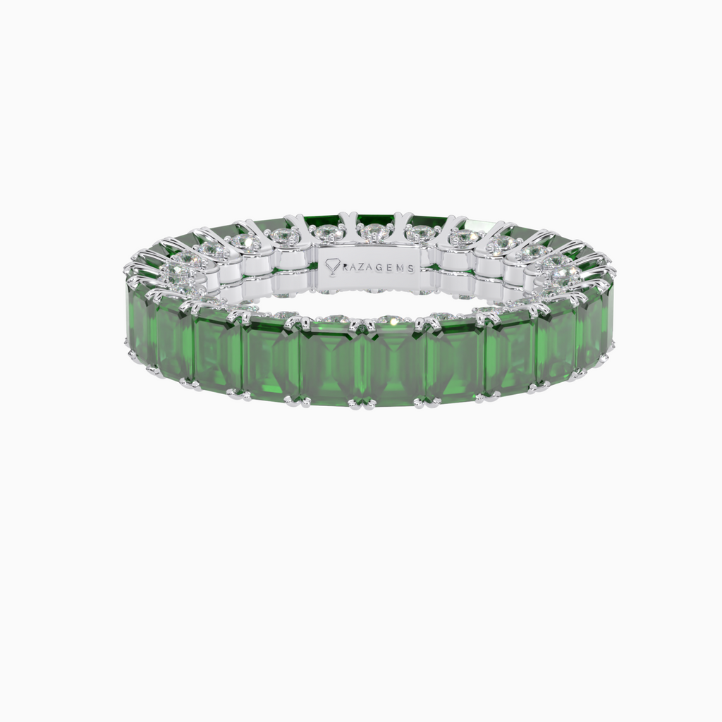 Emerald Ring  Akhtar 18K White Gold