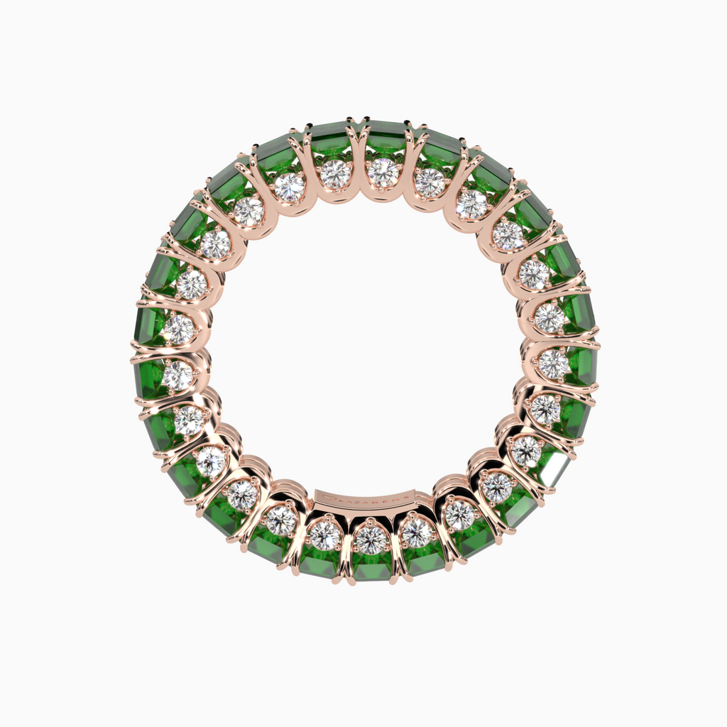 Emerald Ring  Akram 18K Rose Gold