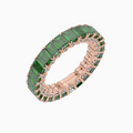 Emerald Ring  Akram 18K Rose Gold