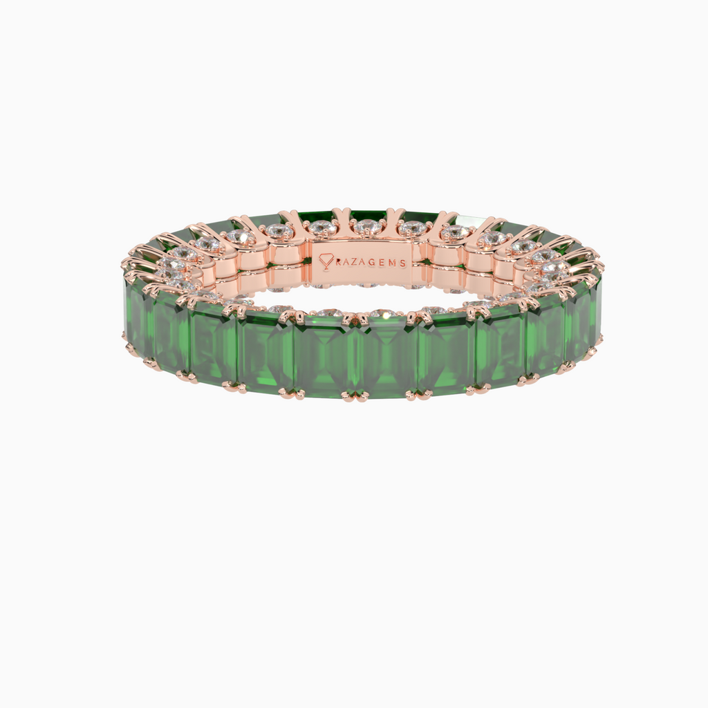 Emerald Ring  Akram 18K Rose Gold