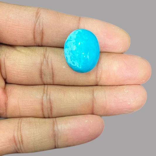 Real Feroza Stone 19.56 Carats 21.7 x 17.5 x 8.5 mm in Oval