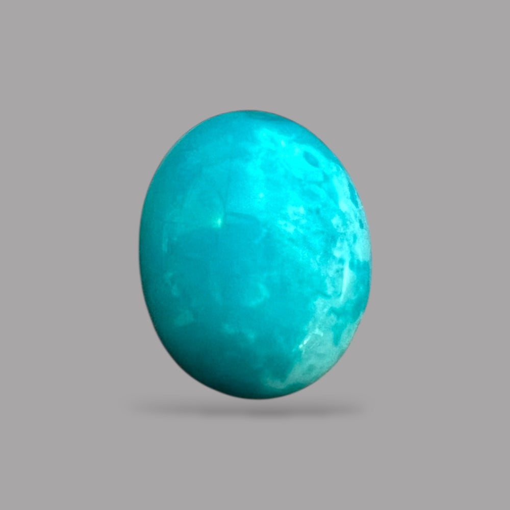 Real Feroza Stone 19.56 Carats 21.7 x 17.5 x 8.5 mm in Oval