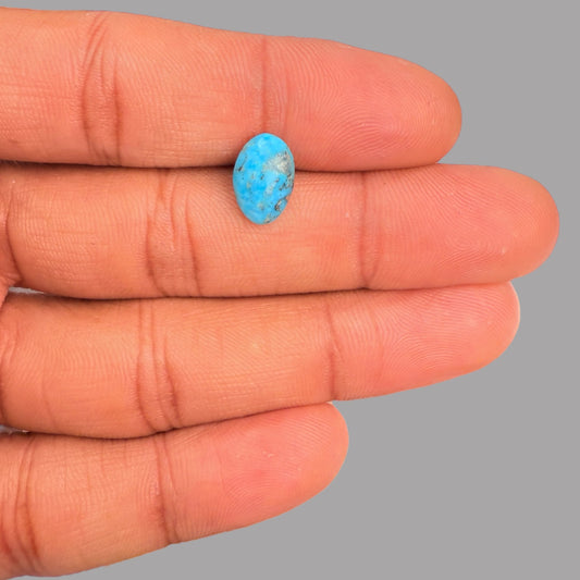 Real Firoza Stone 2.19 Carats 11.5 x 7.7 x 3.9 mm in Oval