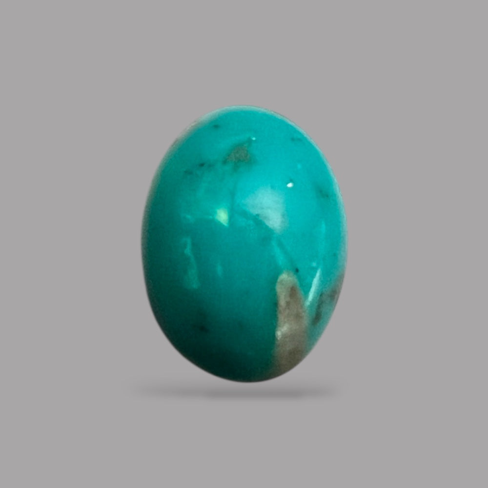 Real Firoza Stone 20.93 Carats 19.8 x 14.7 x 10.9 mm in Oval