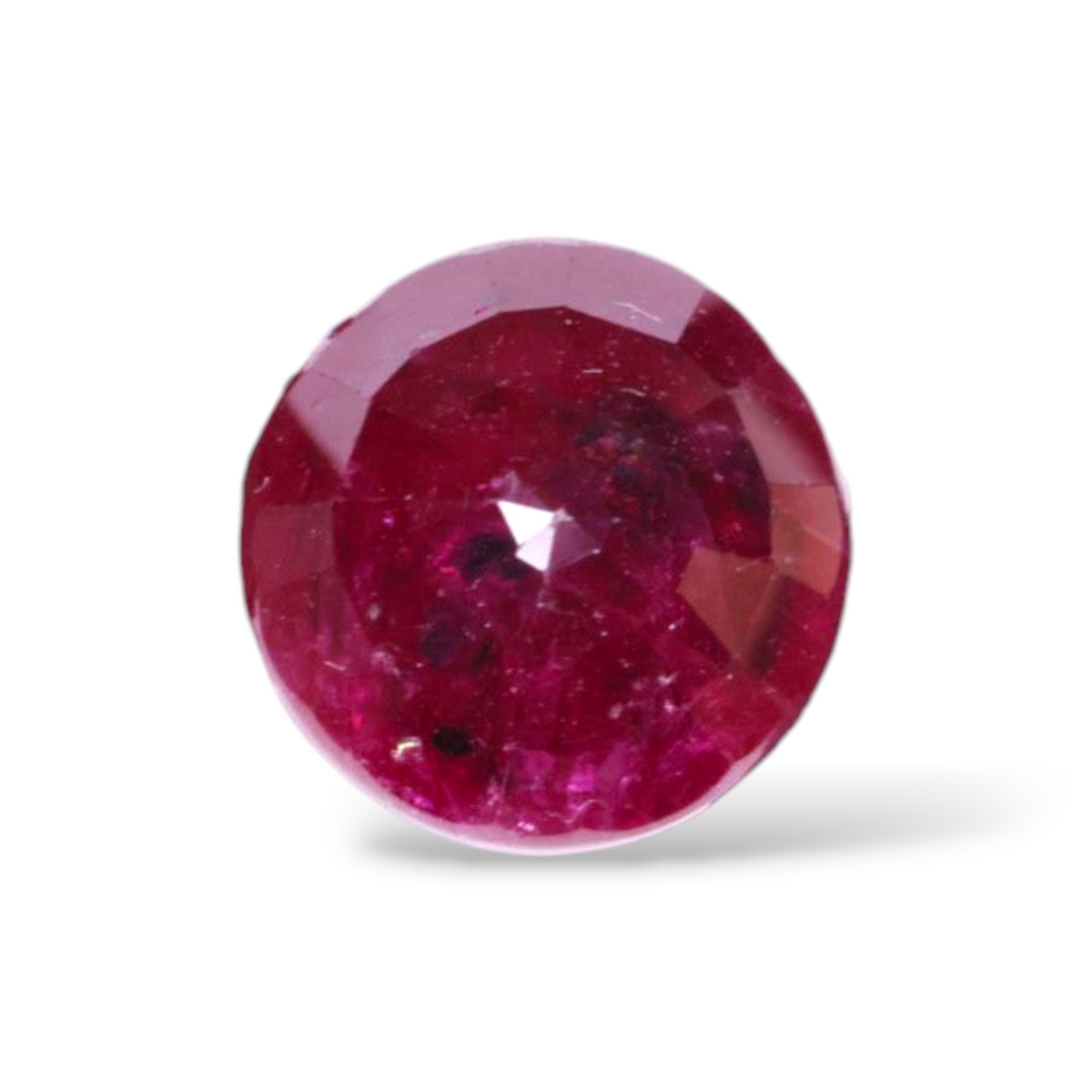 Real Ruby For Sale Round Shape 3.88 Carats 8.8mm Size