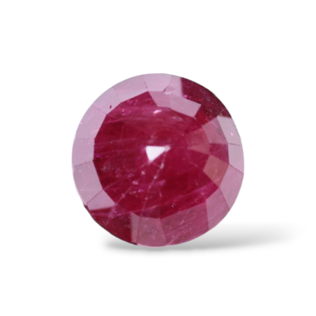 Real Rubies For Sale Round Shape 5.32 Carats 9.6mm Size
