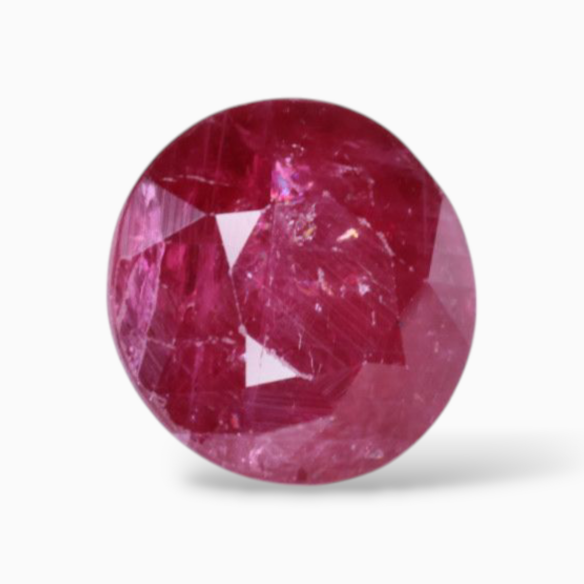 Real Rubies In  Round Shape 1.51 Carats 7mm Size