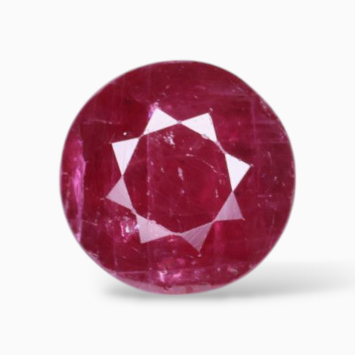 Real Rubies In  Round Shape 1.51 Carats 7mm Size