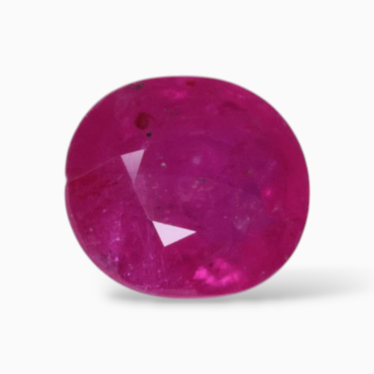 Real Ruby Mozambique For Sale In Oval Shape 1.85 Carats 7.7x6.8mm Size