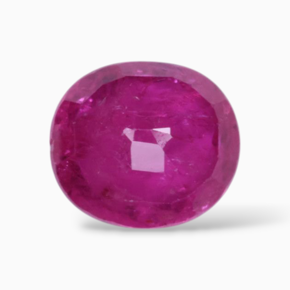 Real Ruby Mozambique For Sale In Oval Shape 1.85 Carats 7.7x6.8mm Size